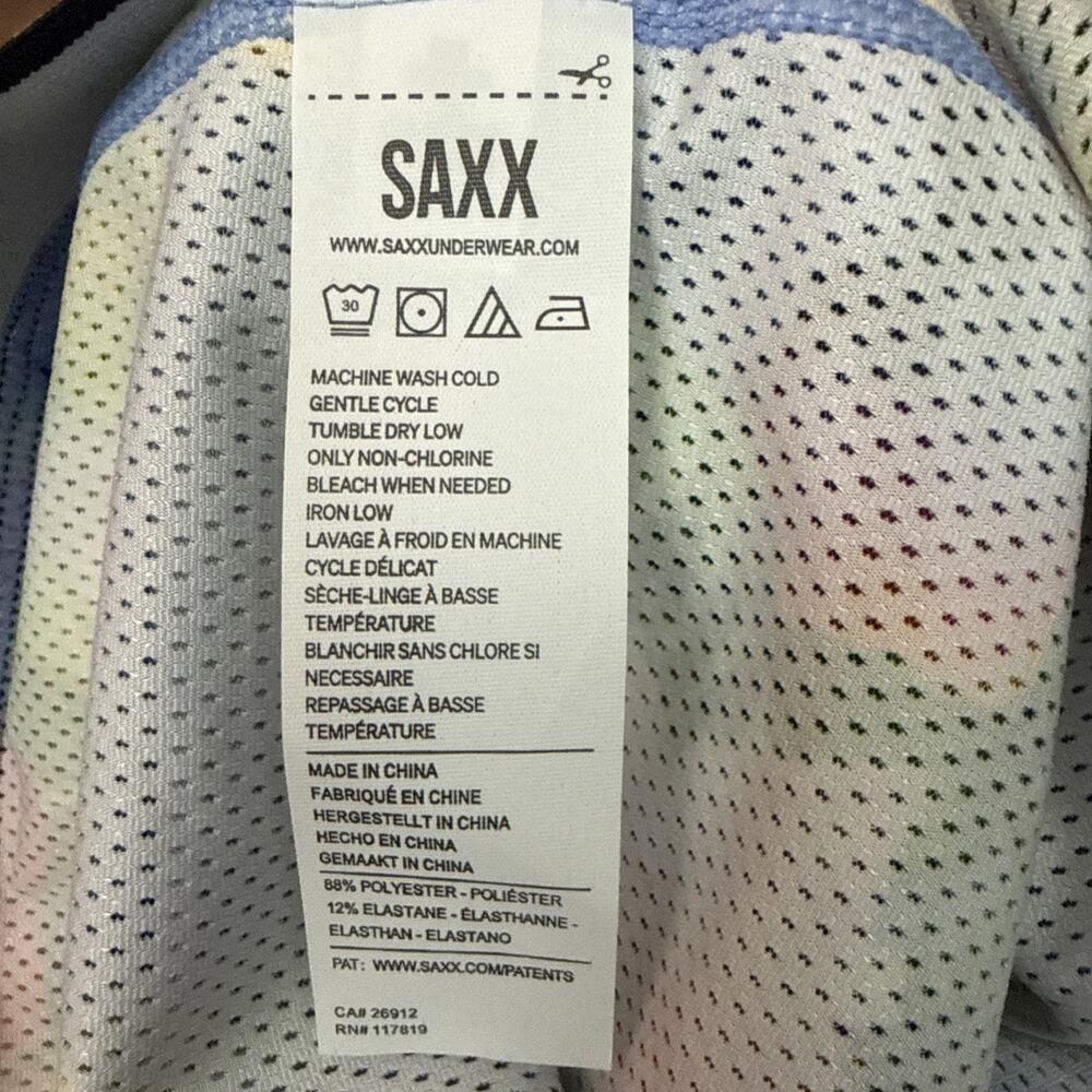 SAXX Boxer Briefs Mens Medium Slim Fit Volt Breathable Mesh BallPark Pouch NWT - Picture 10 of 12